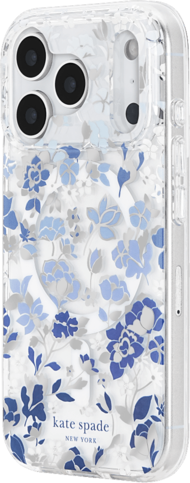 Kate Spade - Protective MagSafe Case for Apple iPhone 17 Pro - Flowerbed Blue