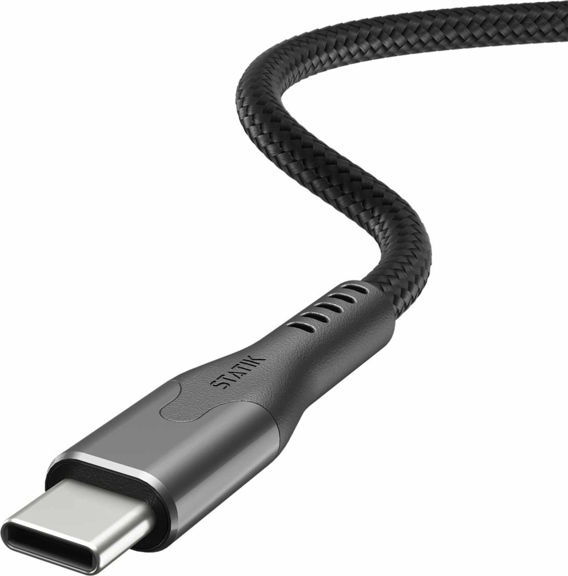 Blu Element - SelfCoil Magnetic Cable USB-C to USB-C 3.3ft 100W Black