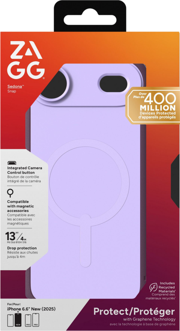The ZAGG Sedona Snap combines elegant design with multi-layer protection, featuring 13ft drop defense, reinforced bumpers, and MagSafe compatibility in nature-inspired colors.