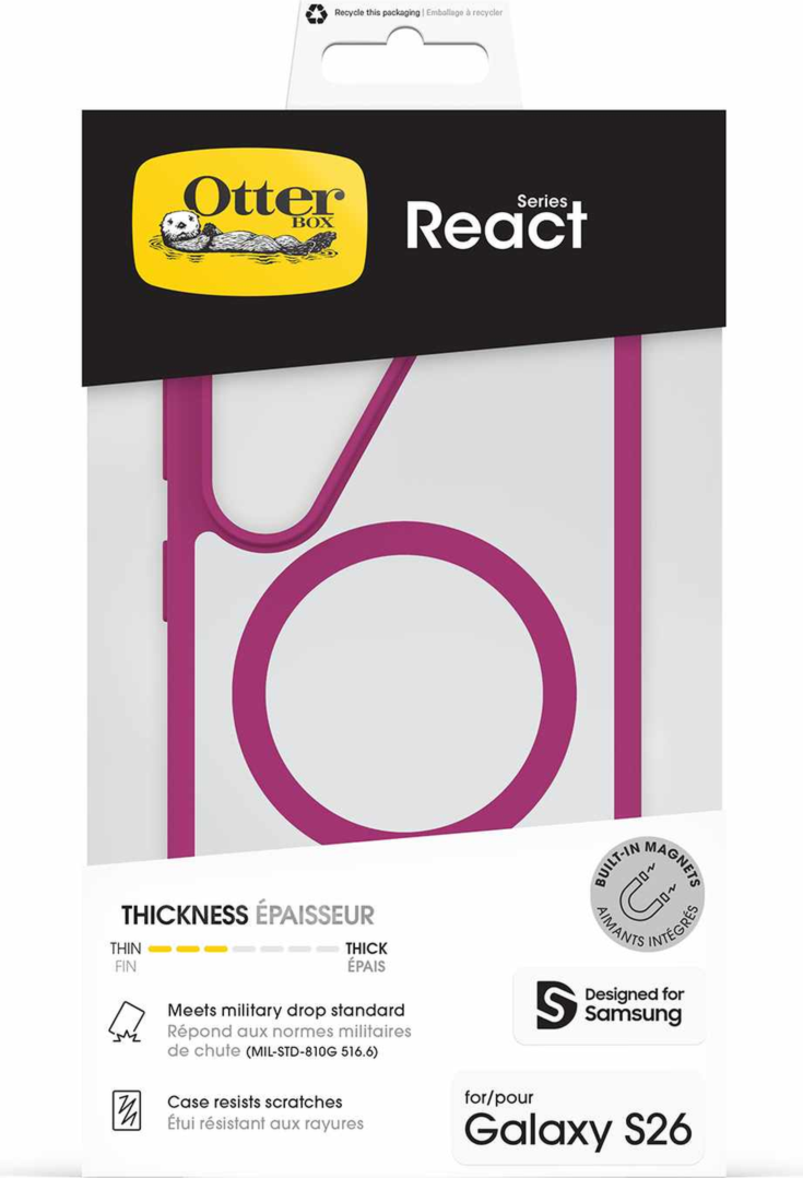 OtterBox 7799920 Étui Profile avec Magnets Pink Awakening pour Samsung Galaxy S26