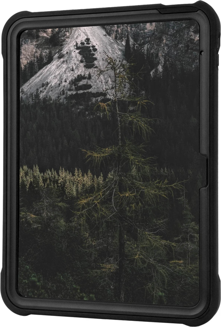 iPad A16/10th Gen Pelican Voyager w/Stand + HS Case - Black
