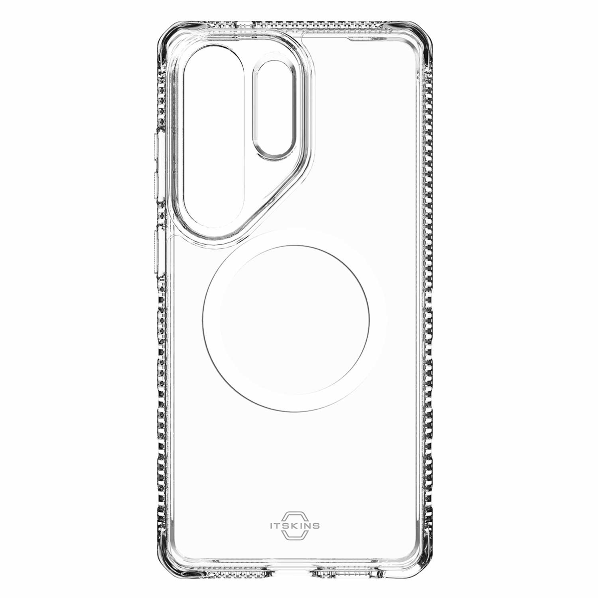 ITSKINS SGYUHMACRTRSP Étui Hybrid_R Clear avec Magnets pour Samsung Galaxy 6.9