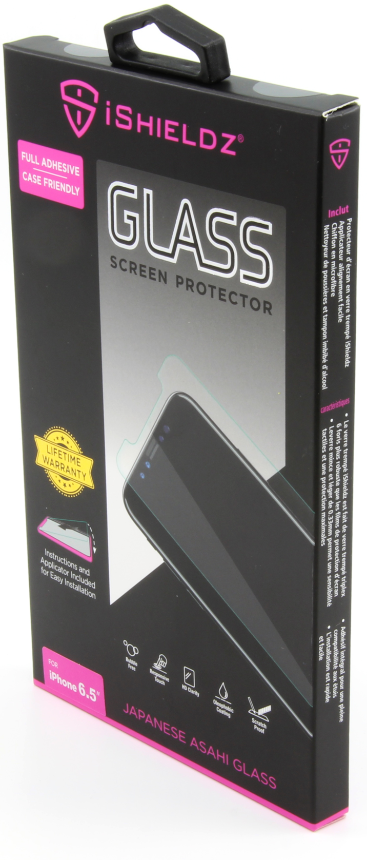 iPhone XS Max Tempered Glass Screen Protector with Applicator