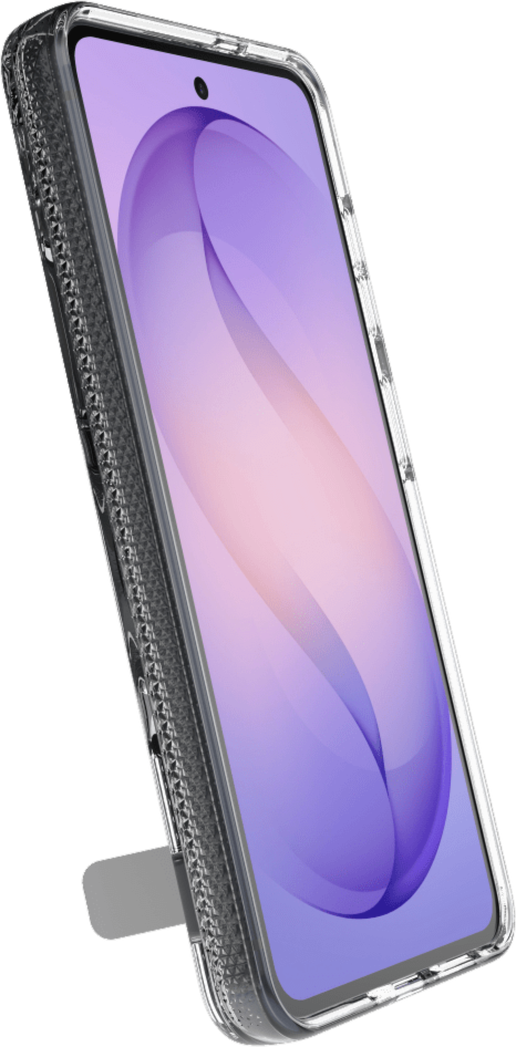 ZAGG - Coque Snap Case avec support intégré pour Samsung Galaxy S26 - Transparente