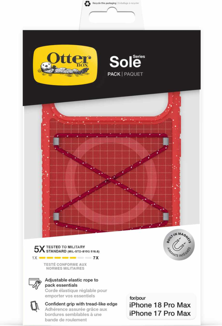 OtterBox - Sole Pack MagSafe Case Pulse Red for iPhone 18 Pro Max/17 Pro Max