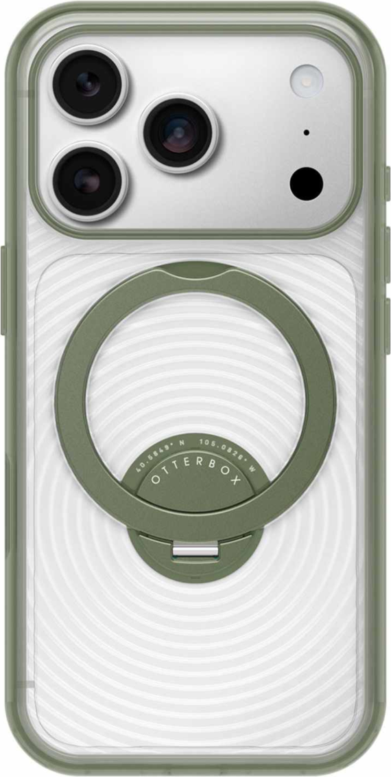 OtterBox - Symmetry Stand MagSafe Case Calyx Green for iPhone 18 Pro/17 Pro