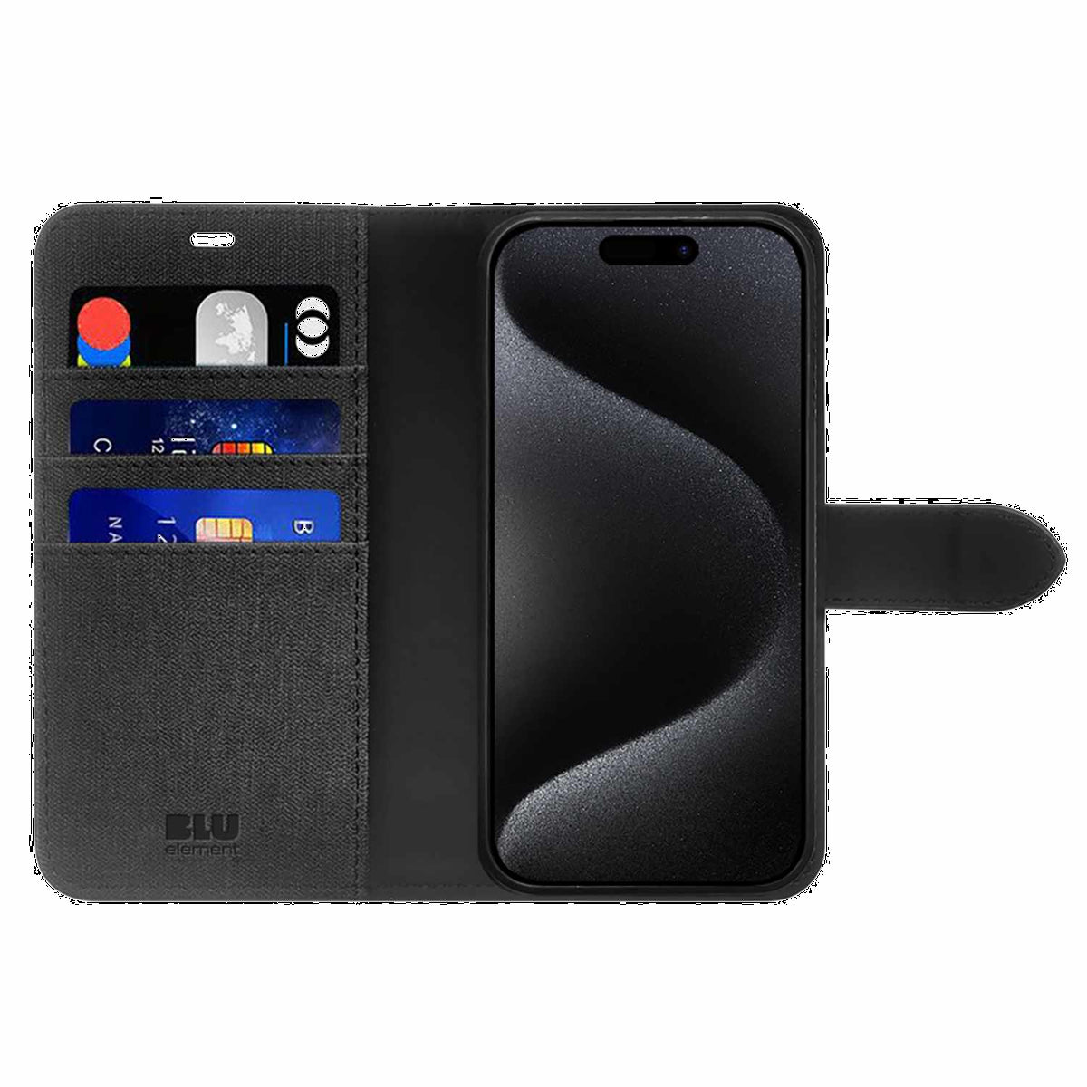 Blu Element BEF217B6 Étui Folio 2-in-1 Noir pour iPhone 17 Pro Max