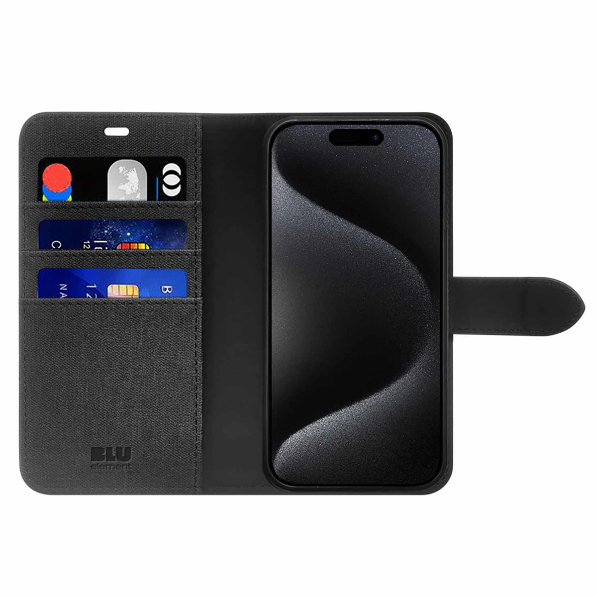 Blu Element BEF217B6 Étui Folio 2-in-1 Noir pour iPhone 17 Pro Max
