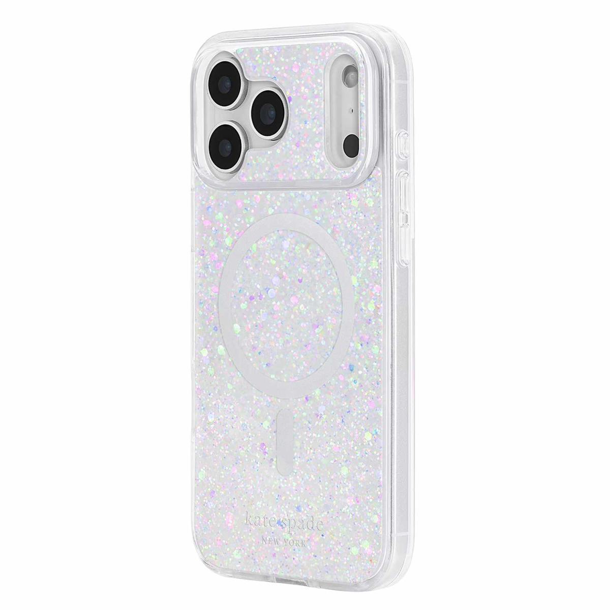 Kate Spade - Protective MagSafe Case Chunky Glitter Iridescent for iPhone 18 Pro/17 Pro