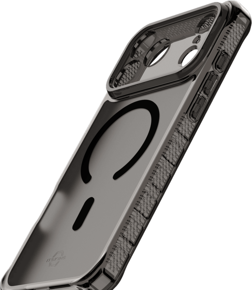 ITSKINS - Hybrid_R Vapor MagSafe Case Smoke for iPhone 17 Pro Max