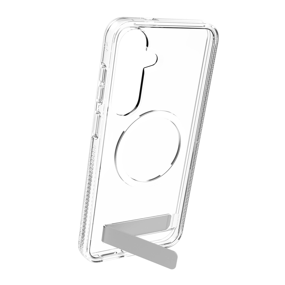 Strengthened with Graphene, ZAGG's Crystal Palace Snap series case with kickstand combines an ultra-slim, crystal-clear profile with up to 13 ft of drop protection.