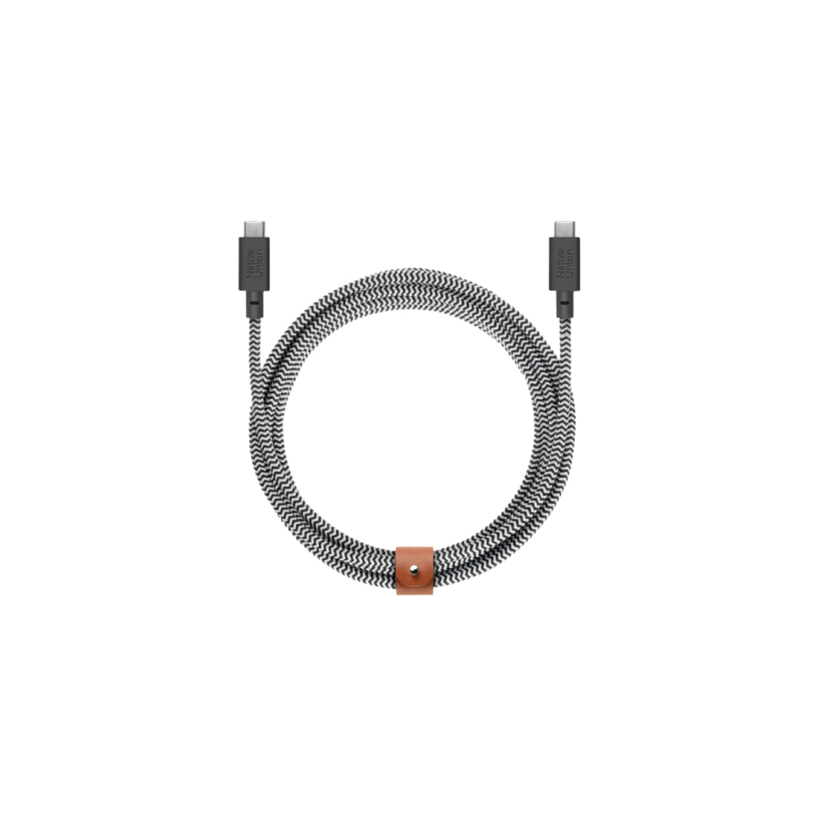 Native Union Belt XL USB-C to USB-C 3m 100W Cable - Zebra