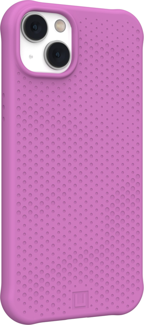 Keep your device protected without sacrificing style with the UAG Dot case featuring soft-touch silicone, a micro perforated textured design and a built-in magnet for fast MagSafe charging.