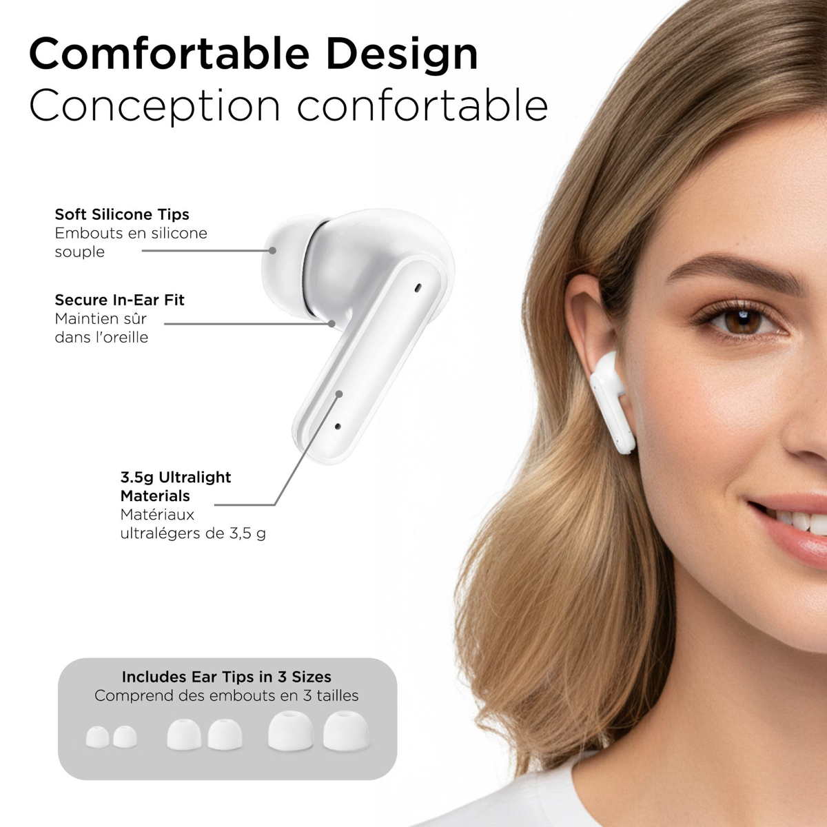 HyperGear HyperBudz ANC True Wireless Earbuds deliver HD sound with dynamic bass, active noise cancellation, and up to 24 hours of total playtime.