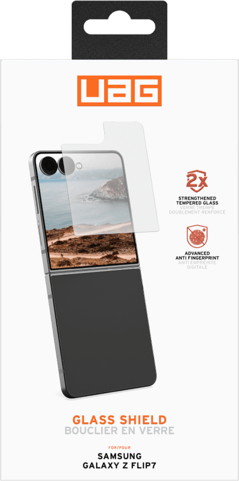 <p>The UAG Glass Shield screen protector is built to withstand daily use and then some with up to 6 ft of drop protection.</p>