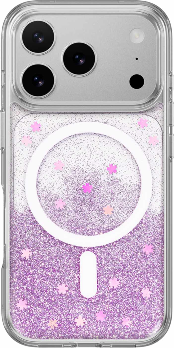 SwitchEasy SPH18P021NU26 Étui de Protection Starfield M3D Pailleté Nebula pour iPhone 18 Pro