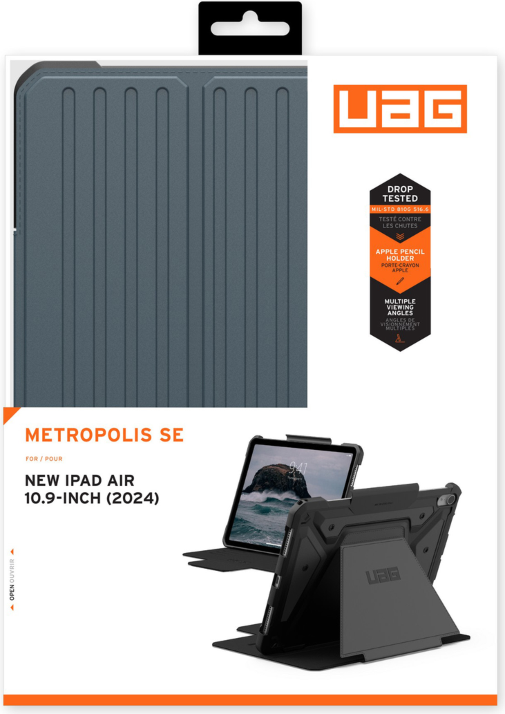 Metropolis SE Folio Rugged Case Cloud Blue for iPad Air 11 2024 (6th Gen)/Air 5th Gen/Air 4th Gen