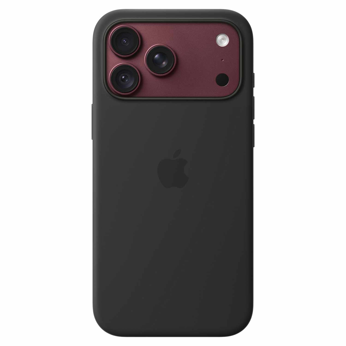 Apple - Coque en silicone avec MagSafe, noire, pour iPhone 18 Pro Max