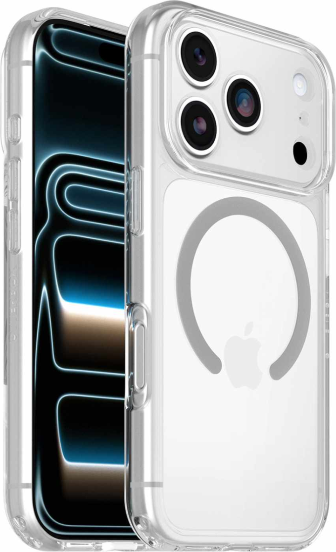 OtterBox - Lumen Clear MagSafe Case and Glass Screen Protector Bundle for iPhone 18 Pro/17 Pro clear