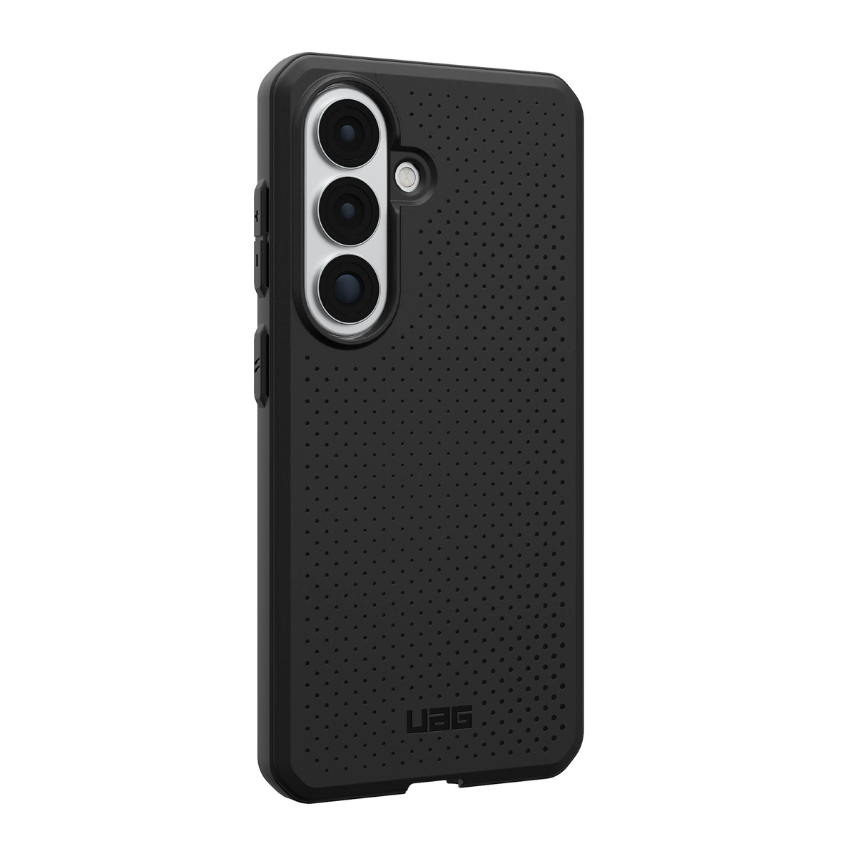 The UAG Dot case keeps devices protected without sacrificing style, featuring soft-touch silicone, a micro-perforated design, and a built-in magnet for magnetic accessories.