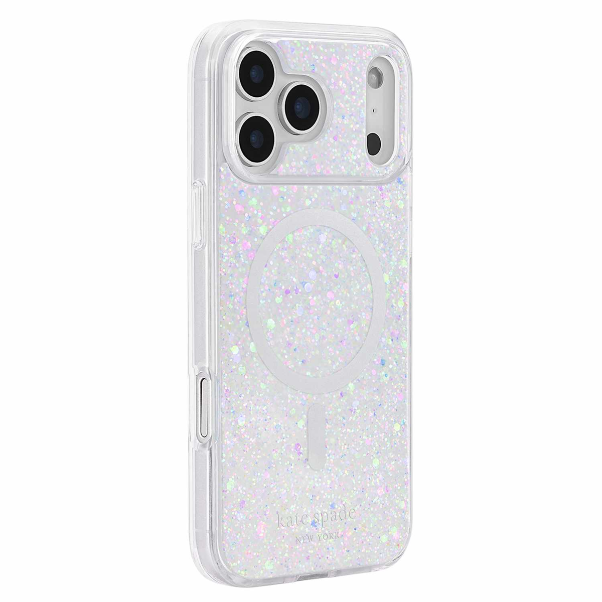 Kate Spade - Protective MagSafe Case Chunky Glitter Iridescent for iPhone 18 Pro/17 Pro