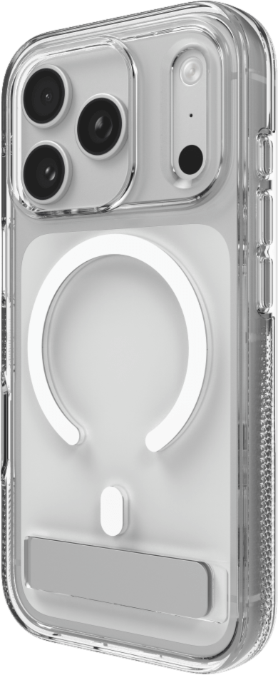 ZAGG - Coque Crystal Palace Snap avec support pour Apple iPhone 17 Pro - Transparent