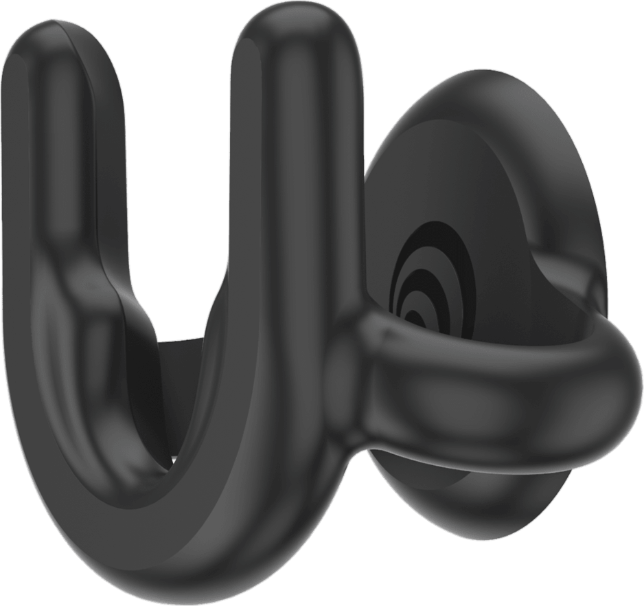 PopSockets 802690 PopMount 2 Multi-Surface Noir