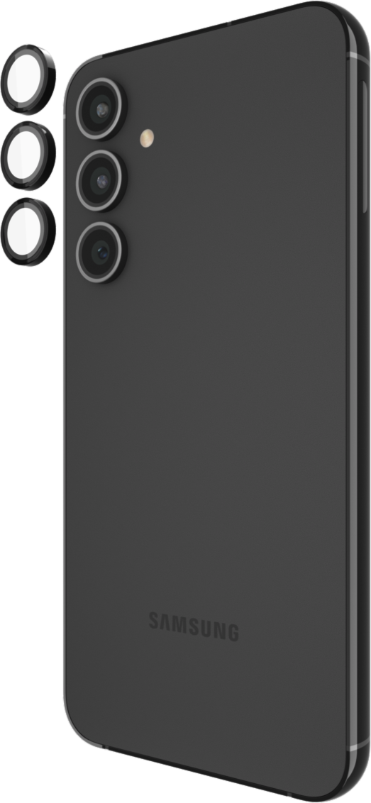 Samsung Galaxy S23 FE 5G Case-Mate Aluminum Ring Glass Lens Protector - Black
