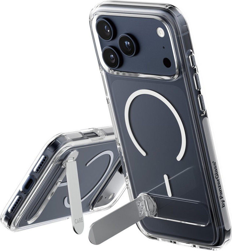 PanzerGlass CARE Kickstand MagSafe iPhone 18 Pro Max/17 Pro Max - Clear