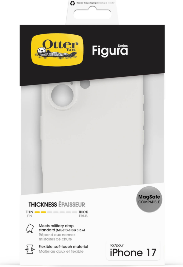 OtterBox 77000615 Étui Figura Crema Blanc pour iPhone 17