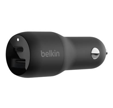 Belkin - Boost Up Charge Dual Port Usb A Pd Car Charger 37w With Pps - Black