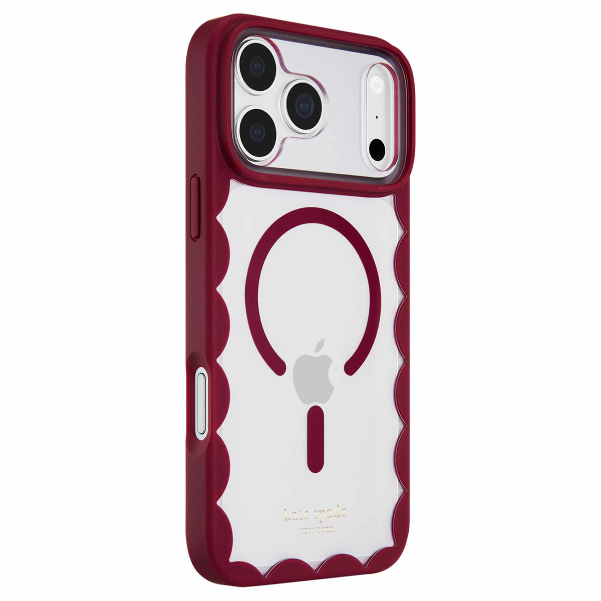 Kate Spade - Scallop MagSafe Case Cherry Glaze for iPhone 18 Pro Max/17 Pro Max