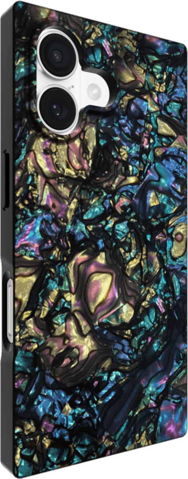Flaunt - Square MagSafe Case for Apple iPhone 17 - Abalone Shell