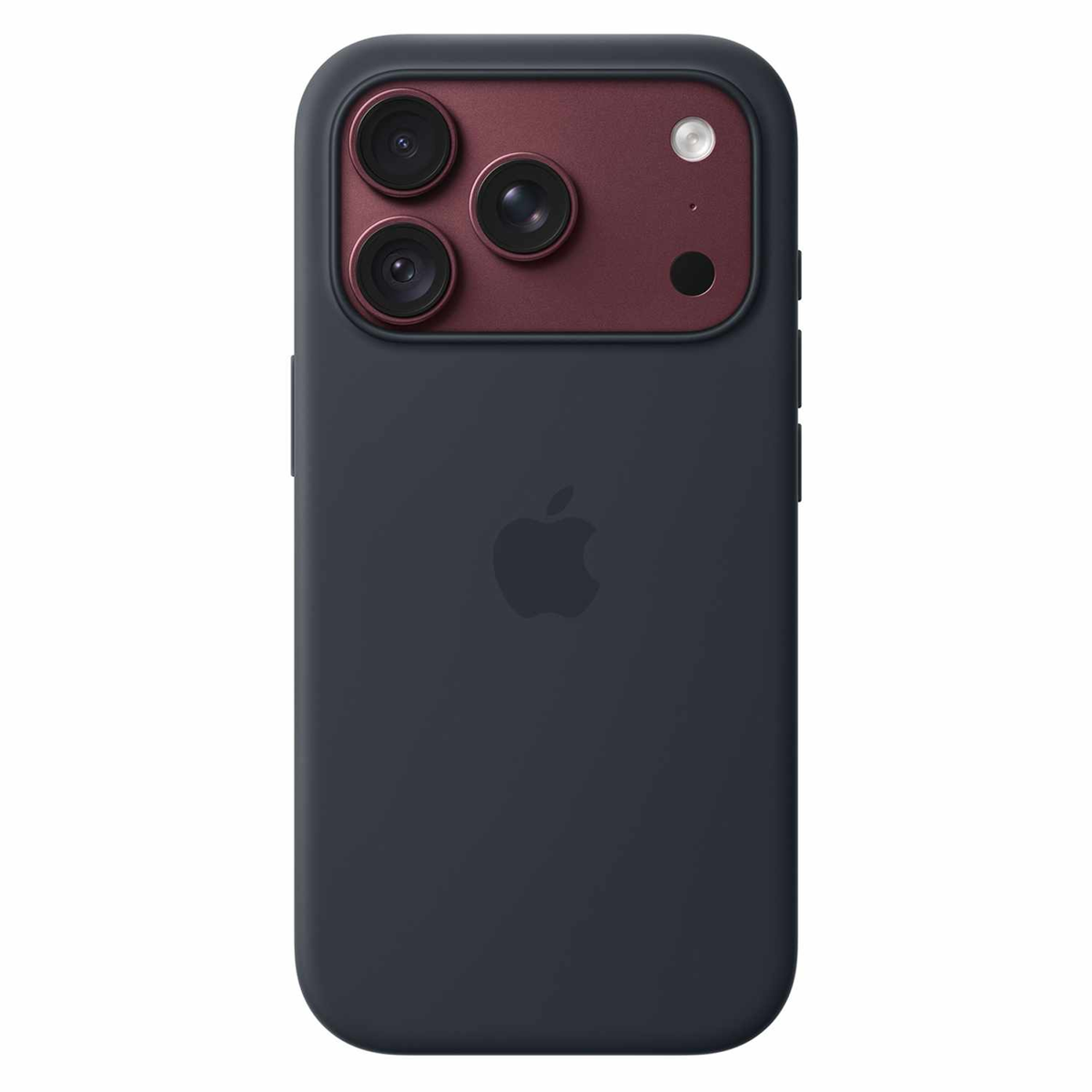 Apple - Silicone Case with MagSafe Navy Blue for iPhone 18 Pro