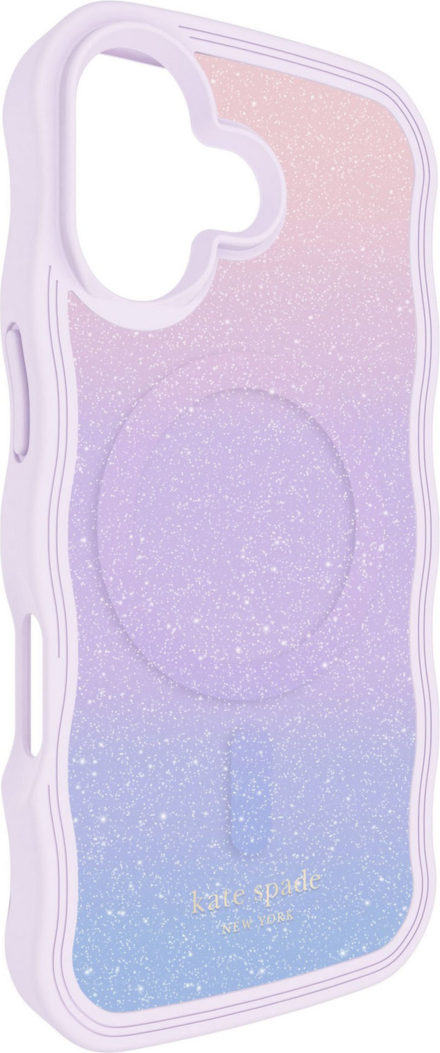 Kate Spade - Wavy MagSafe Case Opal Glitter for iPhone 17