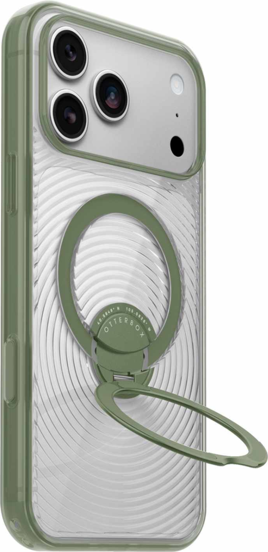 OtterBox - Coque Symmetry Stand MagSafe, couleur Calyx Green, pour iPhone 18 Pro Max/17 Pro Max