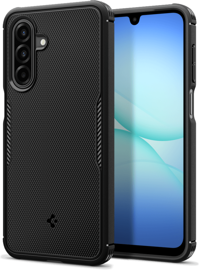 Spigen ACS10109 Étui Core Armor Noir Mat pour Samsung Galaxy A17 5G