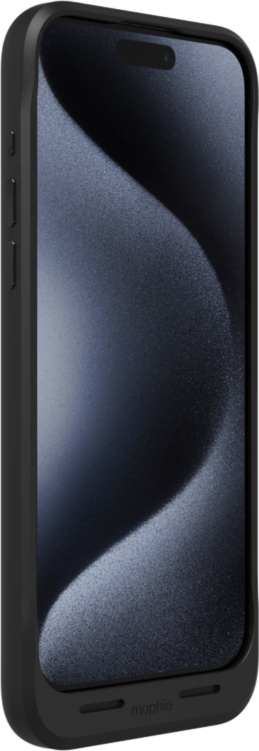 mophie - Juice Pack Battery Case for Apple iPhone 15 Pro Max - Black