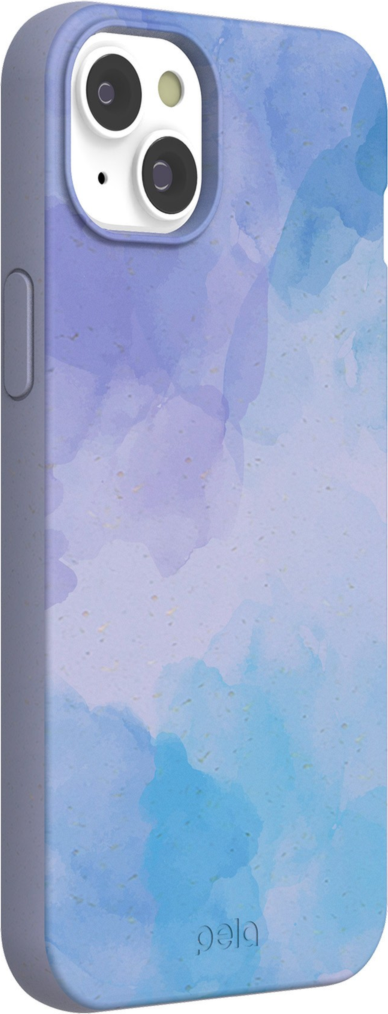 Pela - iPhone 14 Plus Pela Compostable Eco-Friendly Printed Case - Lavender (Blue Reflections)