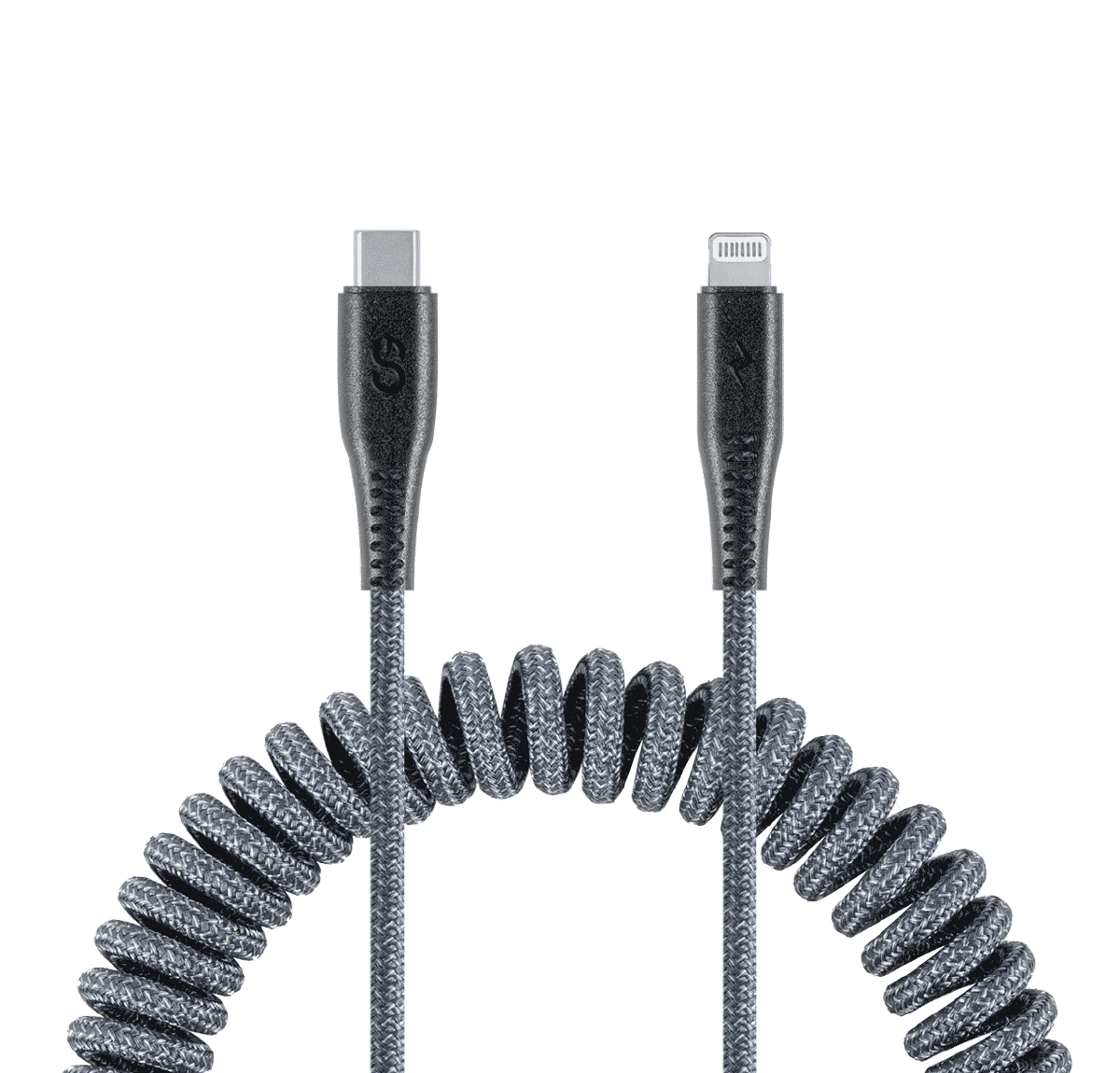 LOGiiX Piston Connect Coil USB-C to Lightning - Grey
