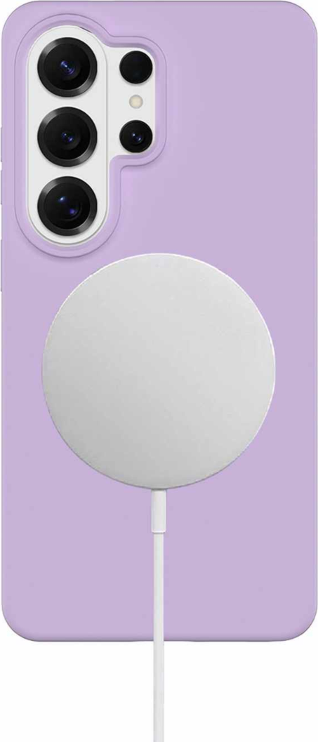 Blu Element BESIS266 Étui en Silicone MagSafe Lavande pour Samsung Galaxy S26 Ultra