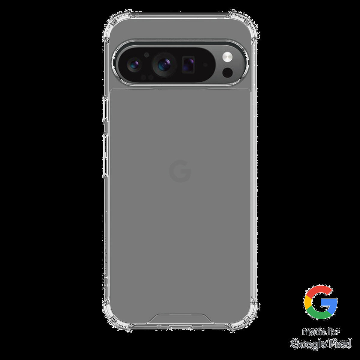 DropZone Rugged Case Made for Google Clear for Google Pixel 9 Pro XL