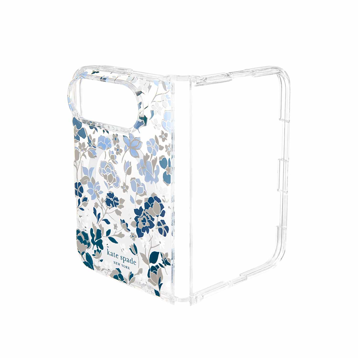 Kate Spade - Coque de protection MagSafe « Flowerbed Blue » pour iPhone Duo