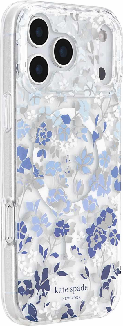 Kate Spade - Protective MagSafe Case Flowerbed Blue for iPhone 18 Pro Max/17 Pro Max
