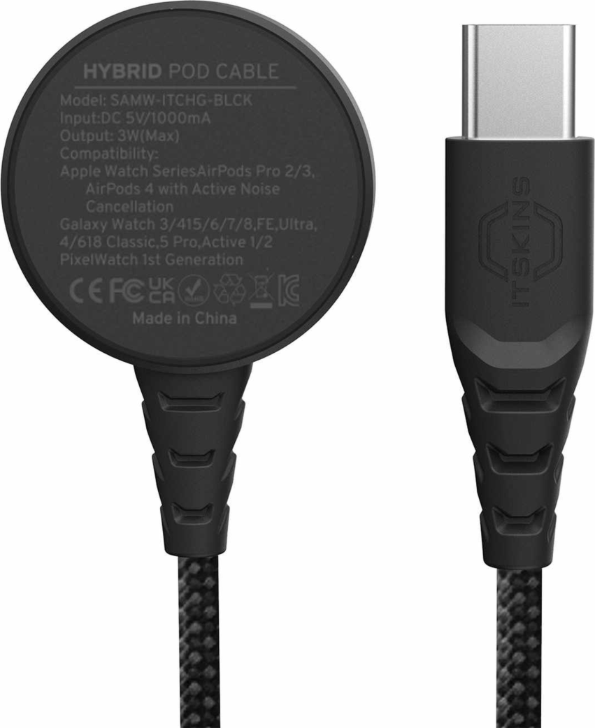 ITSKINS SAMWITCHGBLCK Support de montre Hybrid Universel Noir
