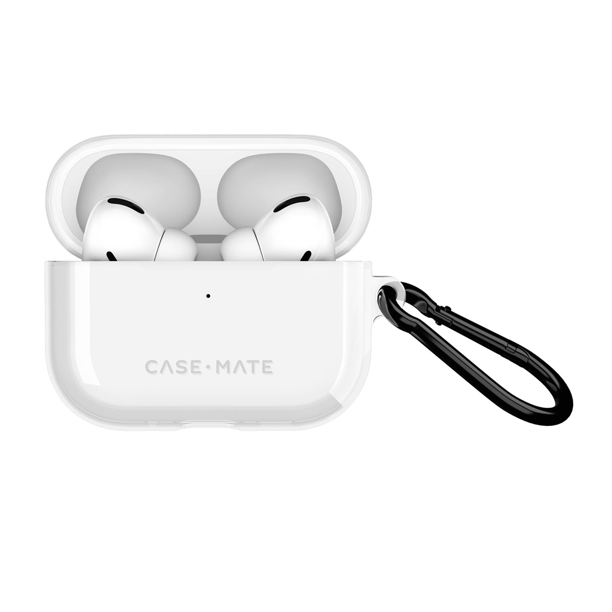 Coque résistante Case-Mate pour AirPods Pro 3 - transparente avec mousqueton