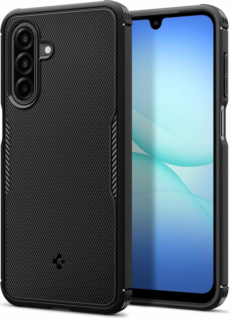 Spigen ACS10109 Étui Core Armor Noir Mat pour Samsung Galaxy A17 5G