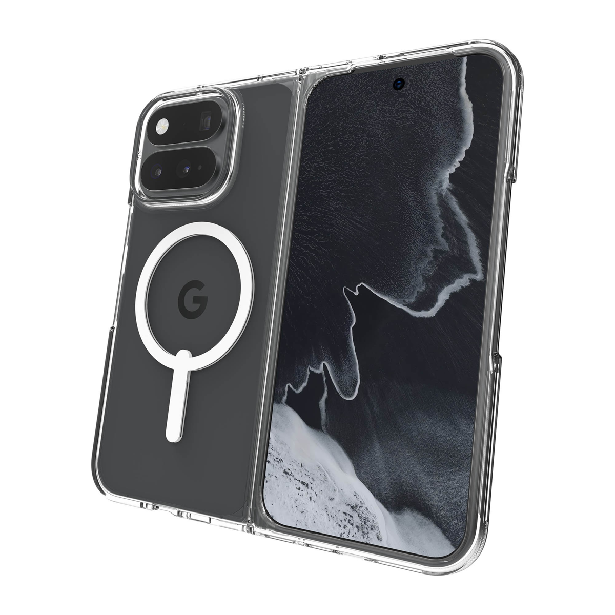 Google Pixel 11 Pro Fold ZAGG Graphene Crystal Palace Lite Snap Case - Clear