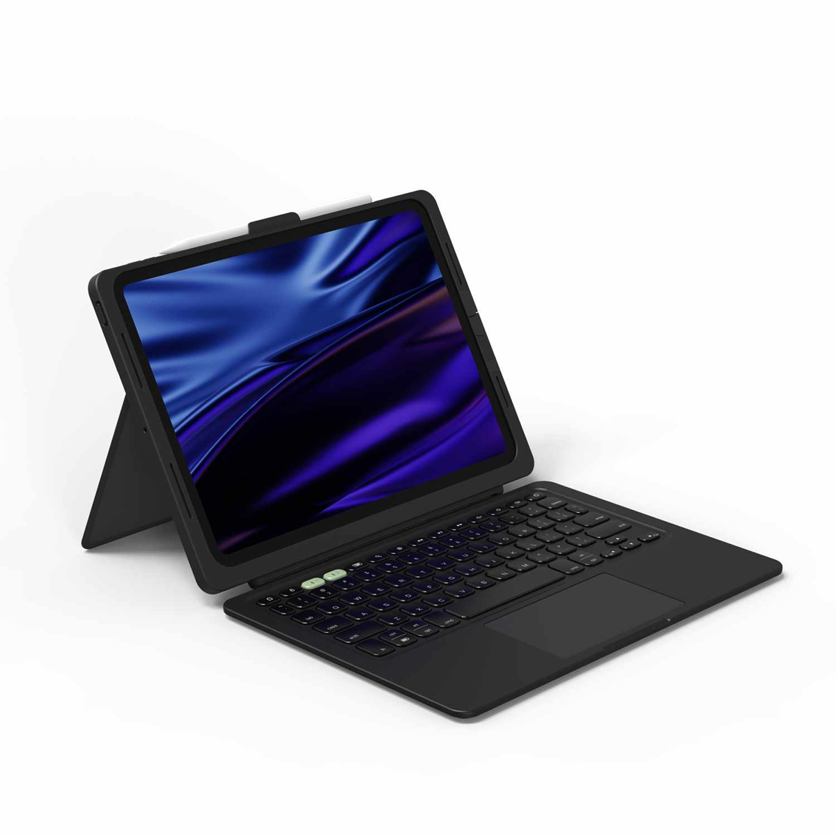 ZAGG - Pro Keys Connect Tablet Keyboard Case w/Trackpad Black for iPad Pro 11 2025 (6th Gen)/Pro 11 2024 (5th Gen)