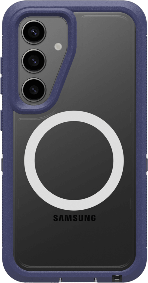 OtterBox 7797642 Étui Defender Pro XT Clear Magnets Violet Thunder pour Samsung Galaxy S25 Ultra